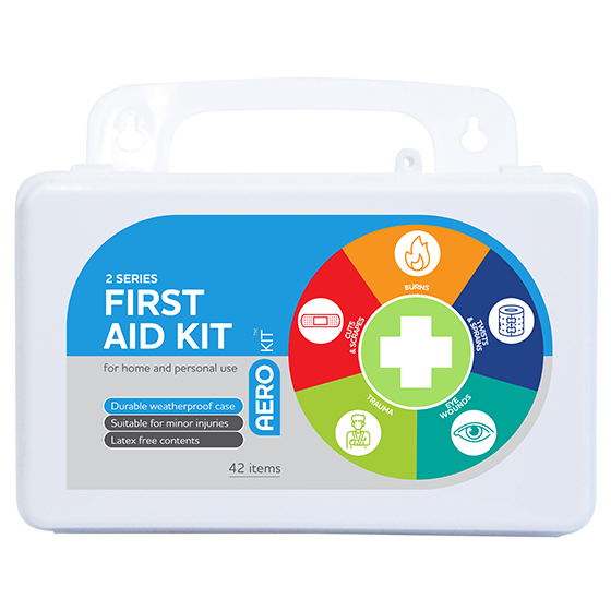 Plastic Waterproof First Aid Kit 13 x 21 x 7.5cm