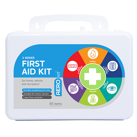 3 Series Plastic Waterproof First Aid Kit 25 x 8 x 17cm