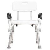Shower Chair Aluminium Rust Free Adjustable Height