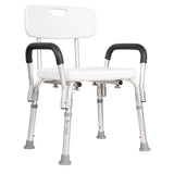 Shower Chair Aluminium Rust Free Adjustable Height