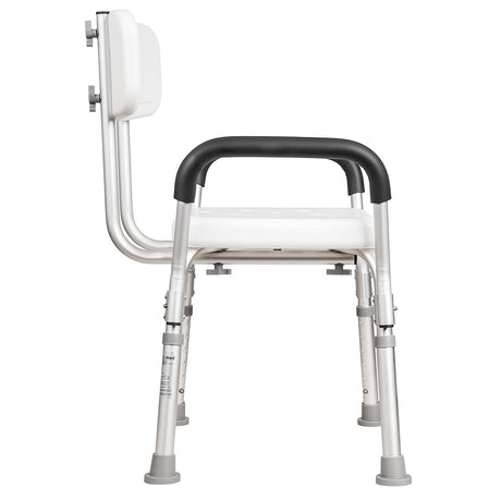 Shower Chair Aluminium Rust Free Adjustable Height