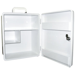 Small Plastic First Aid Cabinet with Key 26 x 32 x 14cm