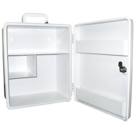 Small Plastic First Aid Cabinet with Key 26 x 32 x 14cm