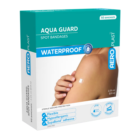 Spot Dressings Waterproof 2.25 x 2.25cm Box/50 – 6 Boxes