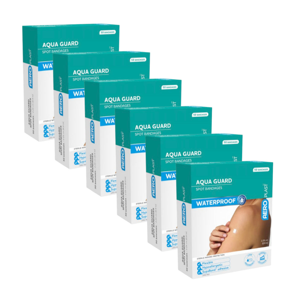 Spot Dressings Waterproof 2.25 x 2.25cm Box/50 – 6 Boxes