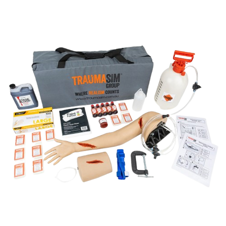 TRAUMASIM Bleed Control Trainer Kit – Arm