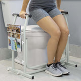 Toilet Surround Support Rails with Basket