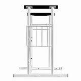 Toilet Surround Support Rails with Basket