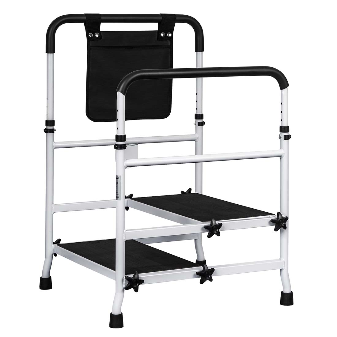 Two Step Stool with Handrail Pro