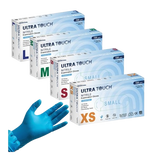 Ultra Touch Blue Nitrile Powder Free Gloves