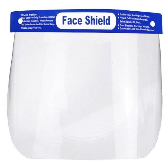 Disposable Plastic Face Shield - Clear