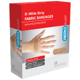 Premium Fabric X-Wide Strips 7.5 x 2.5cm Box/20 - 6/Pks