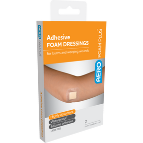 Adhesive Foam Dressings 5 x 5cm Box/2