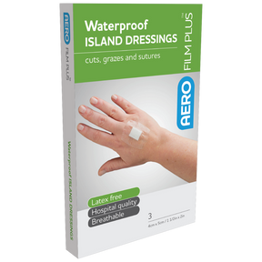 Waterproof Island Dressing 4 x 5cm Box/3