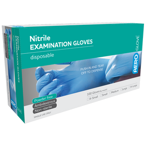 Nitrile Powder-Free Gloves Box/100