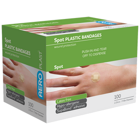 Plastic Spot Dressings 2.25 x 2.25cm Box/100