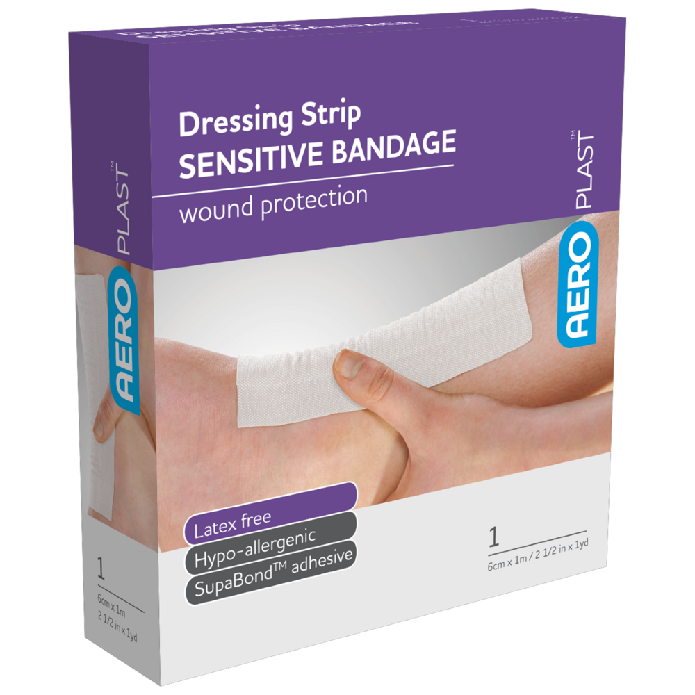 Sensitive Dressing Strip 6cm x 1M - 6 Boxes