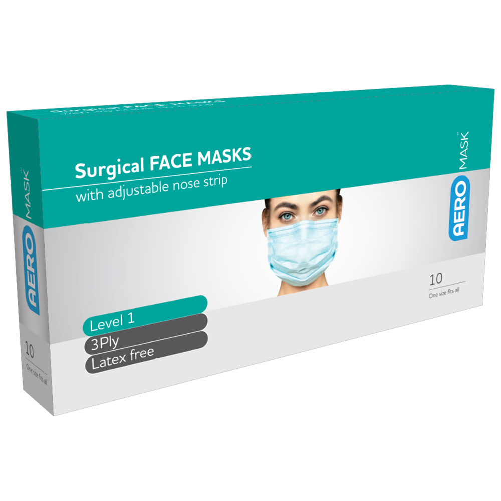 Surgical Face masks Level 2 Box/10