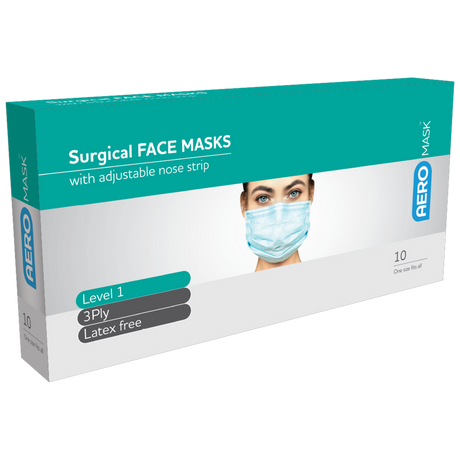 Surgical Face masks Level 2 Box/10