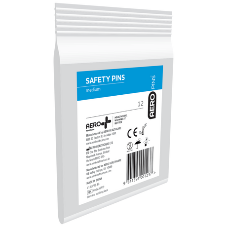 Medium Safety Pins Bag/12