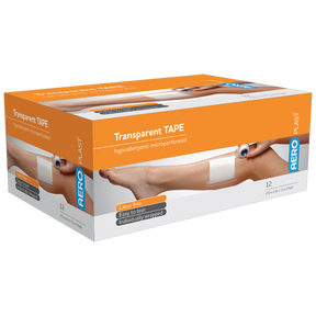 Transparent Plastic Tape 2.5cm x 5M Box/12