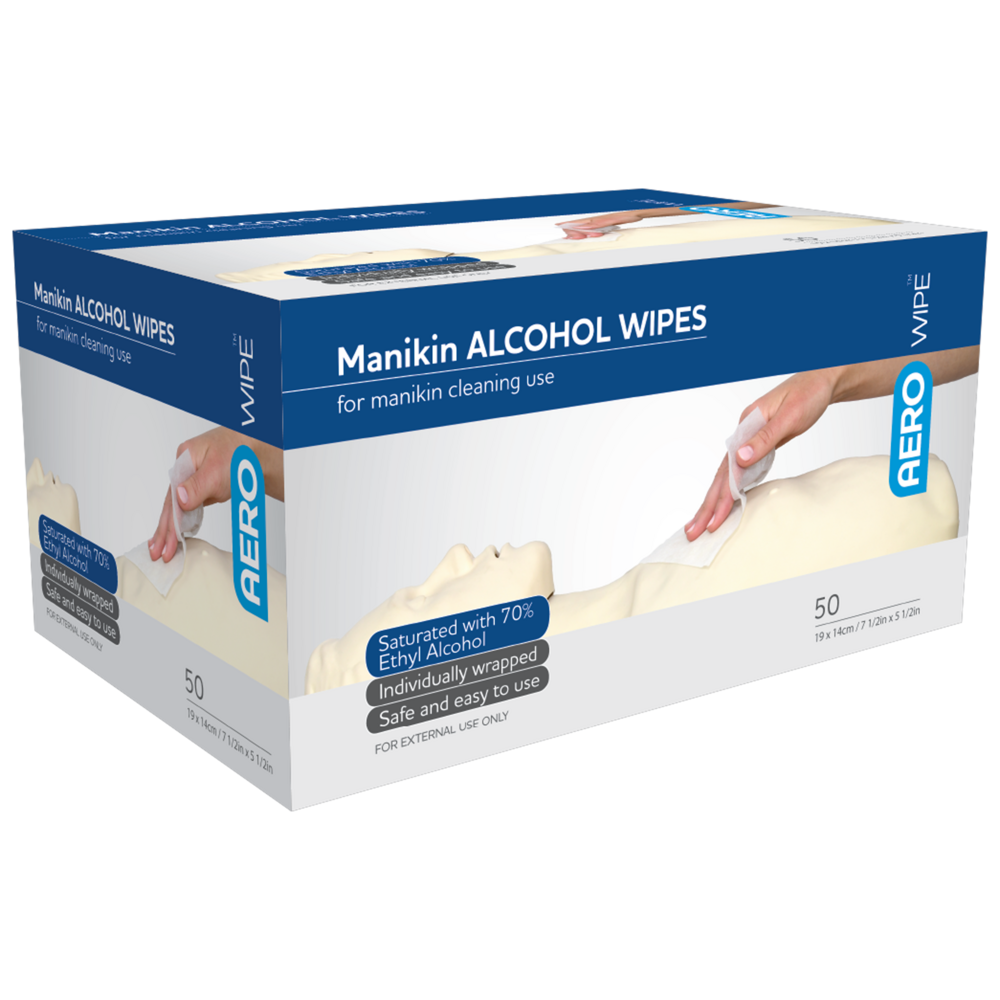 Ethyl Alcohol Manikin Swab 19 x 14cm Box/50