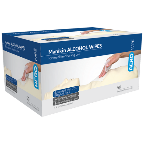 Ethyl Alcohol Manikin Swab 19 x 14cm Box/50