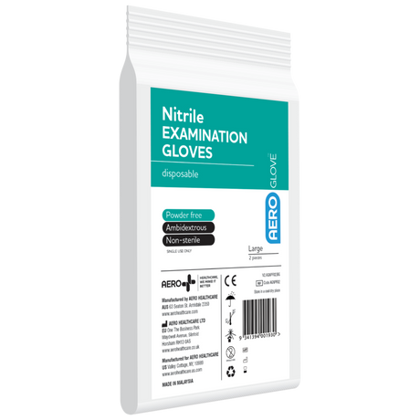 Large Nitrile Powder-Free Gloves Pair/2