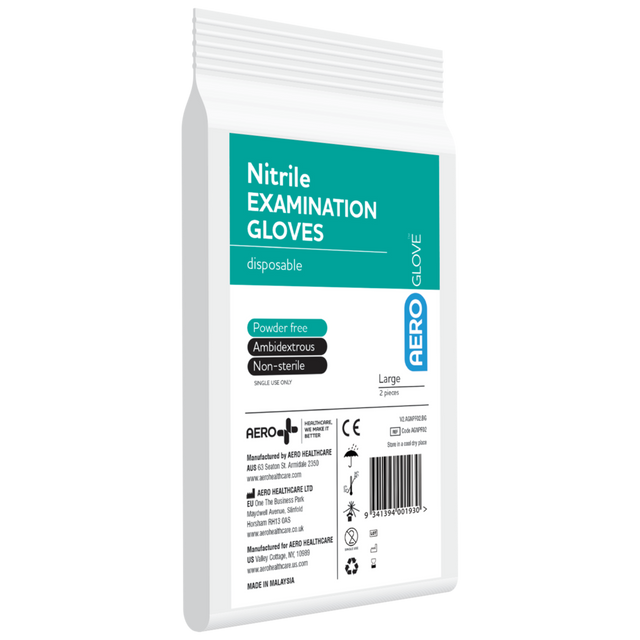 Large Nitrile Powder-Free Gloves Pair/2