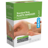 Plastic Standard Strip 7.2 x 1.9cm Box/50