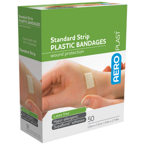 Plastic Standard Strip 7.2 x 1.9cm Box/50