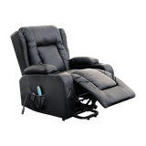 Palermo Electric Lift Recliner Chair - 150kg Black