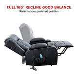 Palermo Electric Lift Recliner Chair - 150kg Black