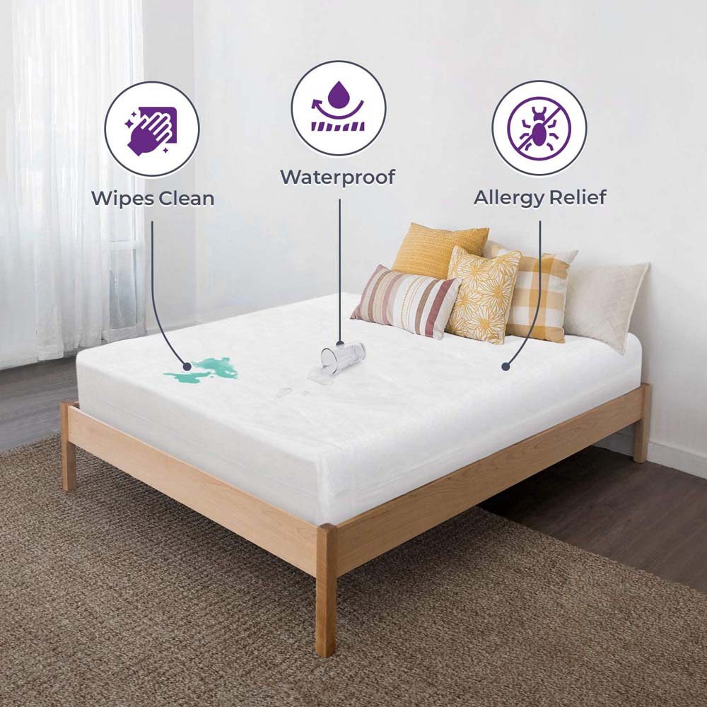 Vinyl Mattress Protector Cover - Zippered