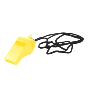 Yellow Plastic First Aid Whistle