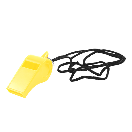 Yellow Plastic First Aid Whistle