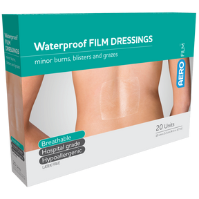 Waterproof Film Dressing 10 x 12cm Box/20