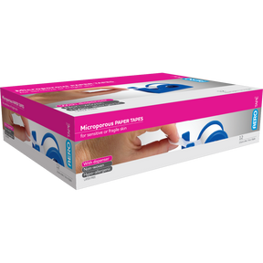 White Microporous Paper Tape with Dispenser 