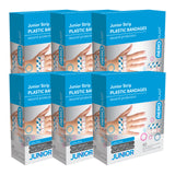 Plastic Junior Strip 7.2 x 1.9cm Box/40 - 6 Boxes