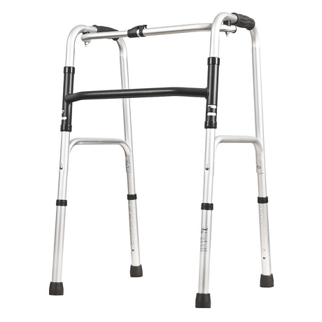 Deluxe Zimmer Frame, Folding - Walking Frame With Wheels