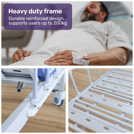 Eight Function Hospital Bed with Mattress