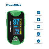 ChoiceMMed Finger Pulse Oximeter - Green