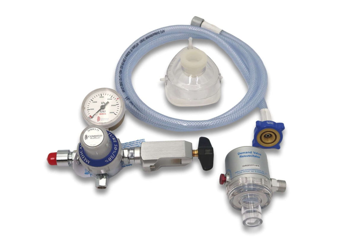 Analgesic Inhalation System - O Series - 1.5m Hose - With Mask