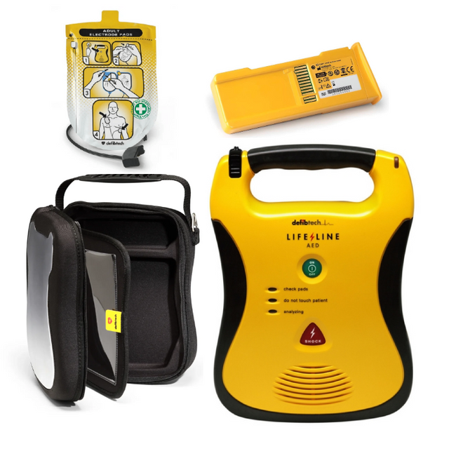 Defibtech Lifeline Semi-Automatic Defibrillator – 7 Year Battery