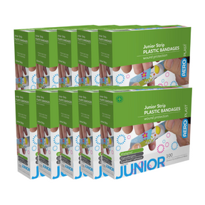 Plastic Junior Strips 7.2 x 1.9cm – Box/100 - 12 Boxes