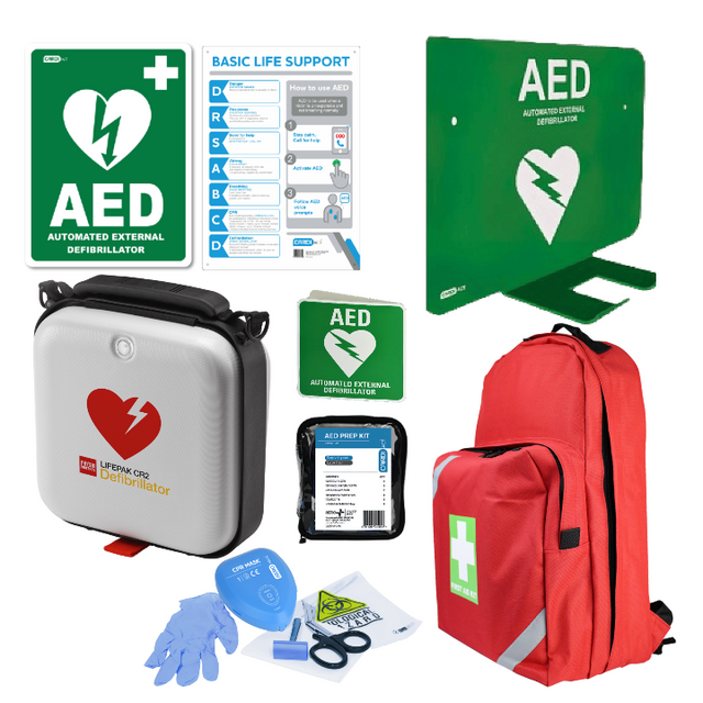 LIFEPAK CR2 Fully-Automatic Defib - With Backpack