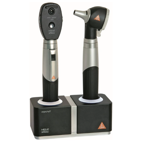 HEINE Mini 3000 Diagnostic Set 2.5V LED F.O. With Mini NT Charger - Ex Display - RRP $1075
