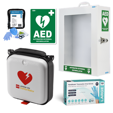 LIFEPAK CR2 Fully-Automatic Defib - Cabinet Bundle