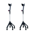Rebotec Quadro - Quad Forearm Crutch - Black, Pair