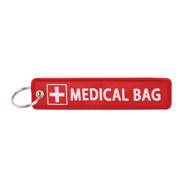 Embroidery Medical Bag Tag